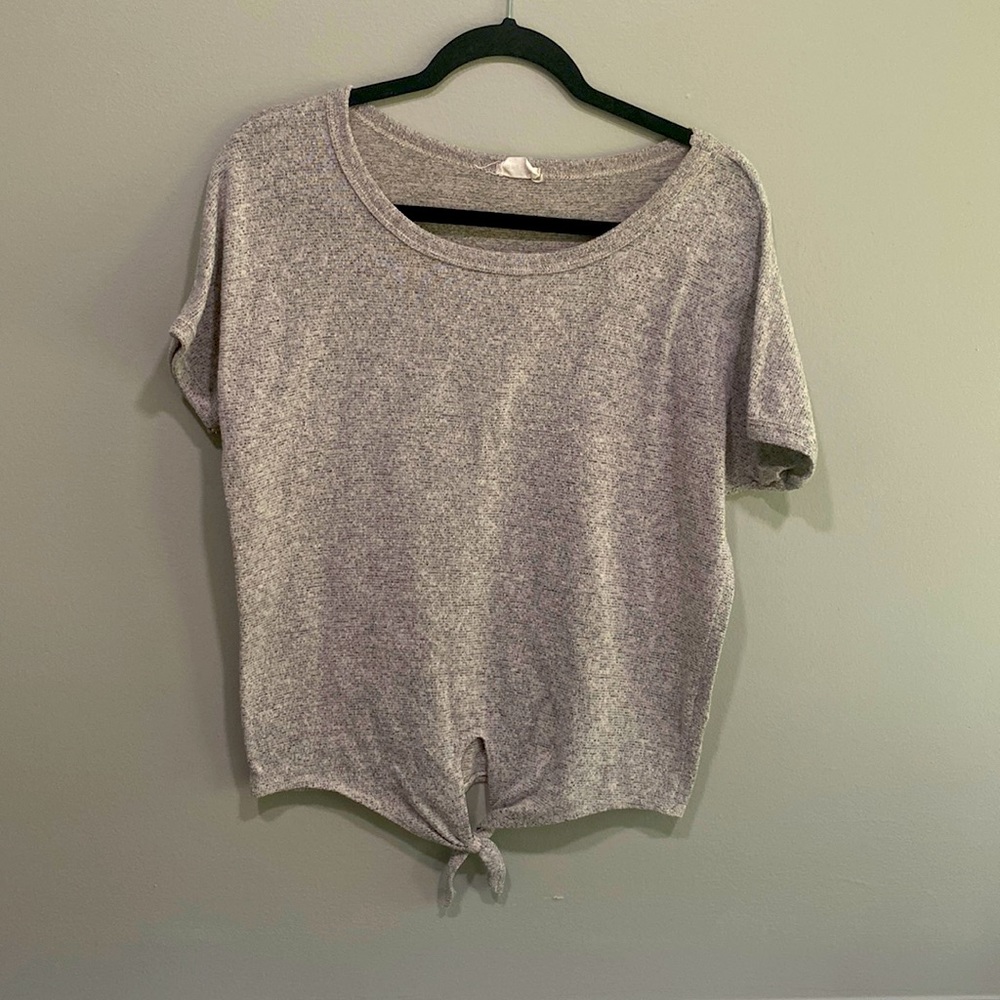 Soft gray shirt